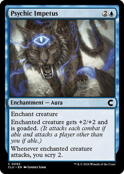 Psychic Impetus (Ravnica: Clue Edition) Light Play