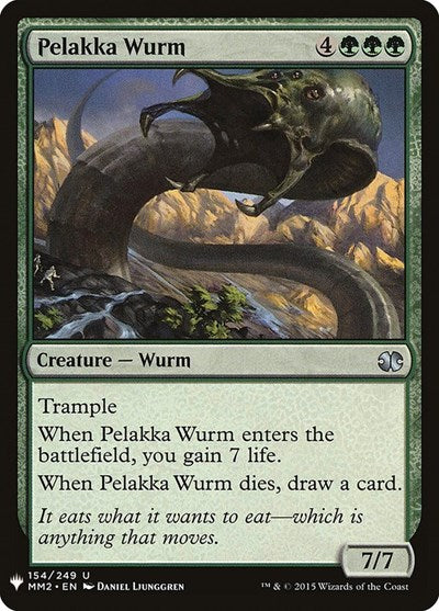 Pelakka Wurm (Mystery Booster) Near Mint