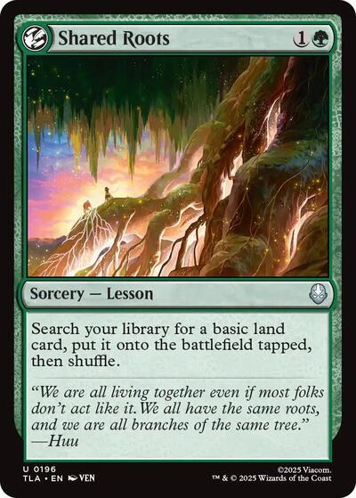 Shared Roots (Avatar: The Last Airbender) Near Mint Foil