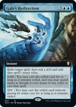 Gale's Redirection (Extended Art) (Commander Legends: Battle for Baldur's Gate) Near Mint