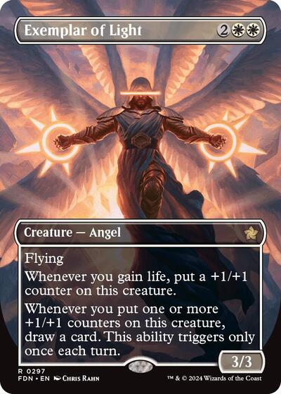 Exemplar of Light (Borderless) (Foundations) Light Play Foil