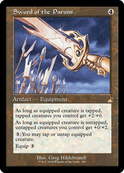 Sword of the Paruns (Retro Frame) (Ravnica Remastered) Light Play