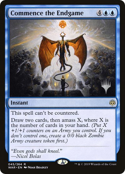 Commence the Endgame (Promo Pack: Throne of Eldraine) Light Play