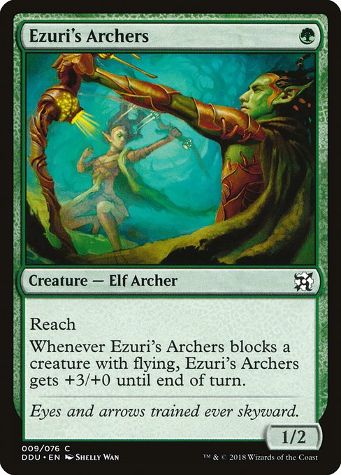 Ezuri's Archers (Duel Decks: Elves vs Inventors) Light Play