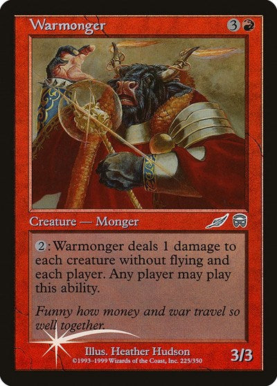Warmonger (Promos: Media) Light Play Foil