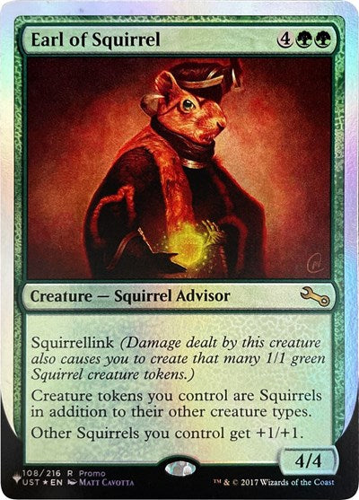 Earl of Squirrel (The List) Light Play Foil