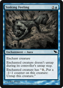 Sinking Feeling (Shadowmoor) Medium Play Foil