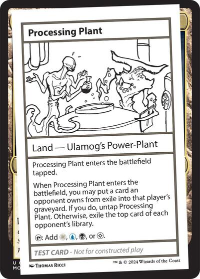 Processing Plant (Mystery Booster 2 Playtest Cards) Near Mint