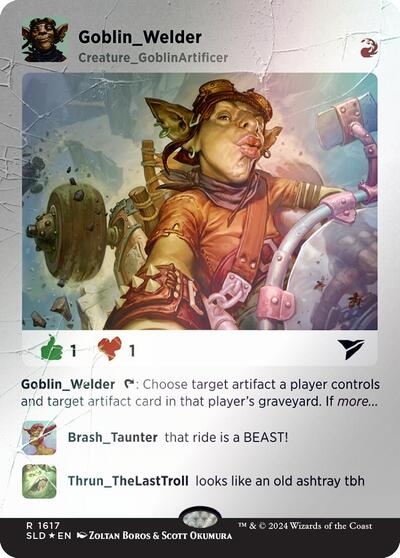 Goblin Welder (Rainbow Foil) (Secret Lair) Light Play Foil