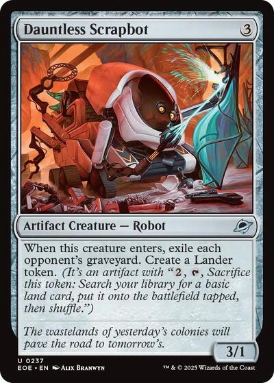 Dauntless Scrapbot (Edge of Eternities) Near Mint Foil