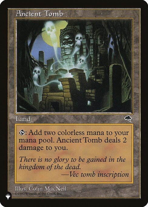 Ancient Tomb (The List) Near Mint