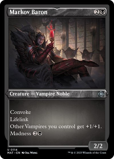 Markov Baron (Foil Etched) (March of the Machine: The Aftermath) Near Mint Foil