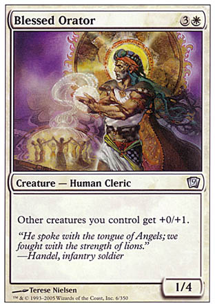 Blessed Orator (9th Edition) Near Mint Foil