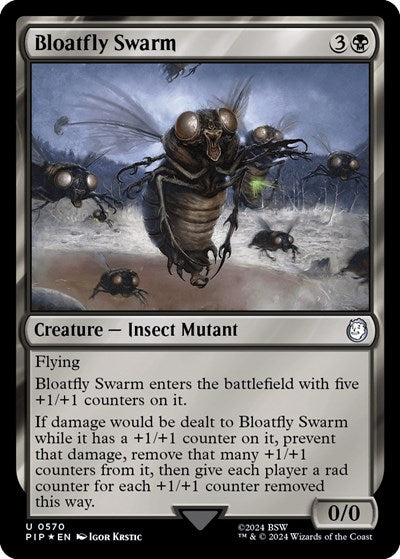 Bloatfly Swarm (Surge Foil) (Universes Beyond: Fallout) Light Play Foil