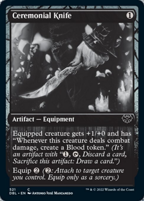 Ceremonial Knife (Innistrad: Double Feature) Light Play Foil