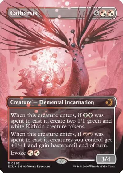 Catharsis (Borderless) (Lorwyn Eclipsed) Near Mint Foil
