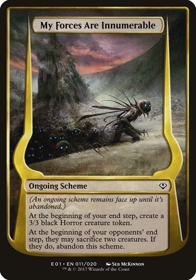 My Forces Are Innumerable (Archenemy: Nicol Bolas) (Oversize Cards) Near Mint