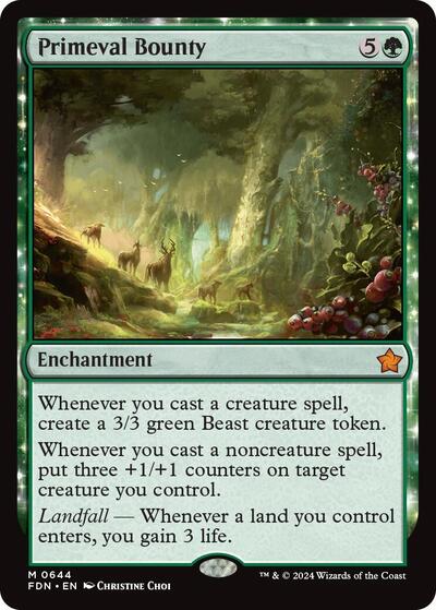 Primeval Bounty (Foundations) Light Play