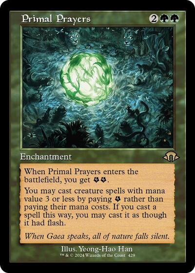 Primal Prayers (Retro Frame) (Modern Horizons 3) Near Mint