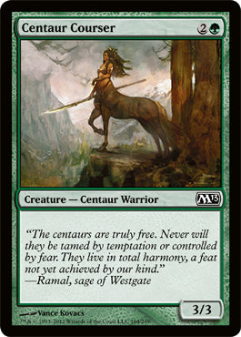 Centaur Courser (Magic 2013 Core Set) Medium Play Foil