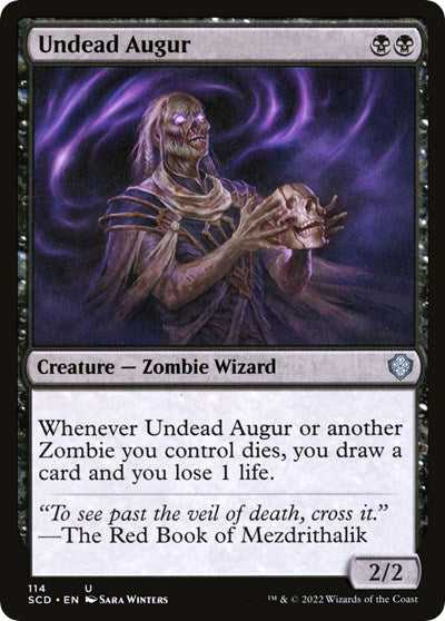 Undead Augur (Commander 2022 Starter Decks) Light Play