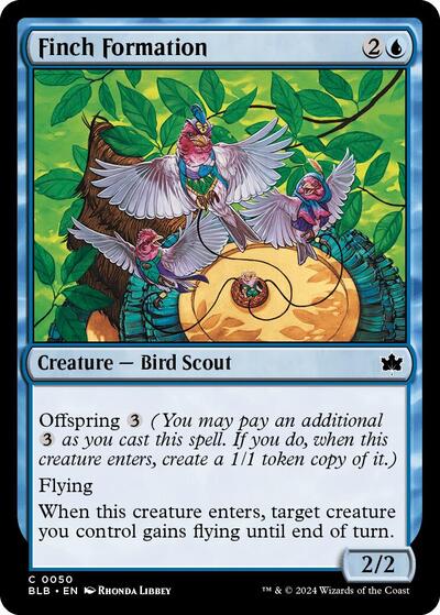 Finch Formation (Bloomburrow) Light Play Foil