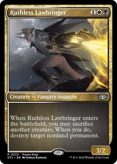 Ruthless Lawbringer (Promo Pack: Outlaws of Thunder Junction) Near Mint