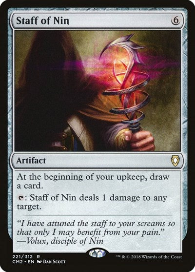 Staff of Nin (Commander Anthology Volume II) Light Play