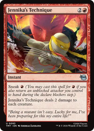 Jennika's Technique (Teenage Mutant Ninja Turtles) Medium Play Foil