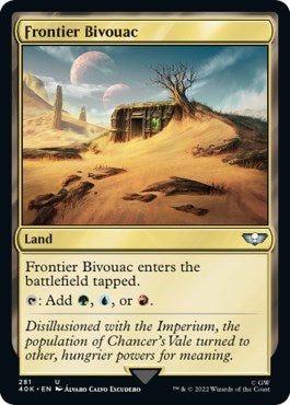 Frontier Bivouac (Surge Foil) (Universes Beyond: Warhammer 40K) Near Mint Foil