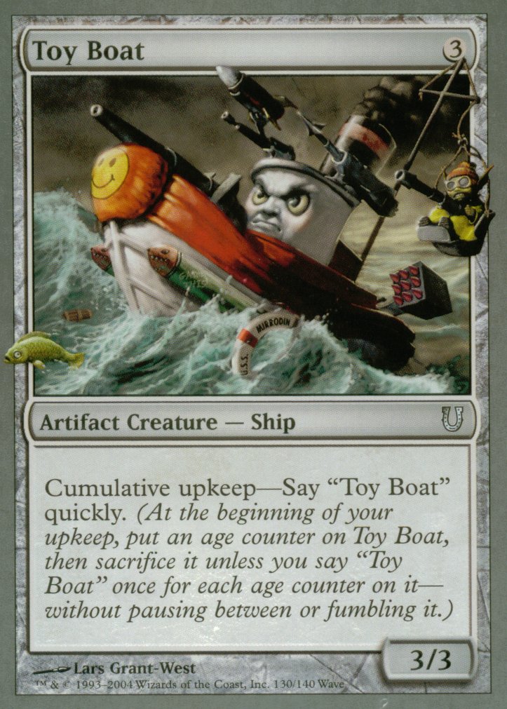Toy Boat (Unhinged) Light Play