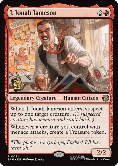 J. Jonah Jameson (Promos: Prerelease Cards) Light Play Foil
