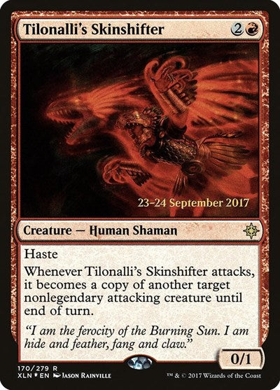 Tilonalli's Skinshifter (Promos: Prerelease Cards) Light Play Foil