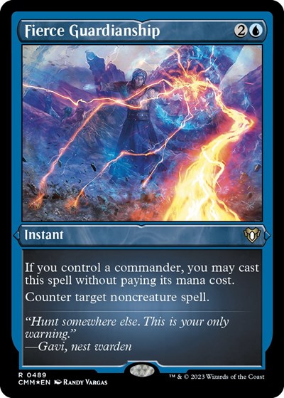 Fierce Guardianship (Foil Etched) (Commander Masters) Near Mint Foil