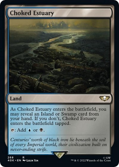 Choked Estuary (Surge Foil) (Universes Beyond: Warhammer 40K) Near Mint Foil