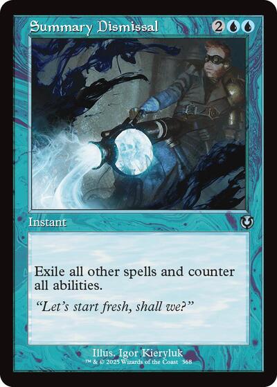 Summary Dismissal (Retro Frame) (Innistrad Remastered) Near Mint Foil