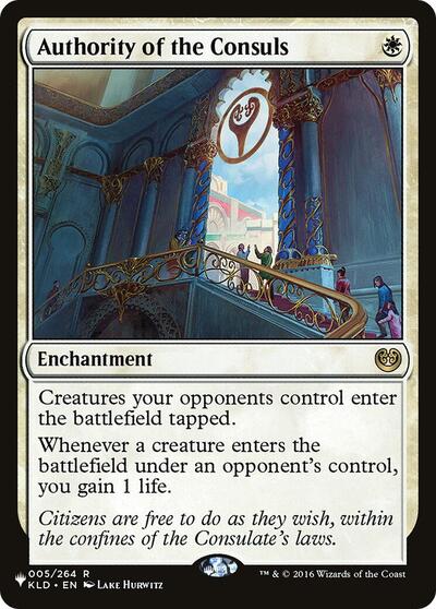 Authority of the Consuls (The List) Medium Play