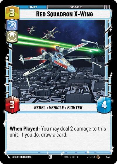 Red Squadron X-Wing (Foil) (Jump to Lightspeed) Near Mint Foil