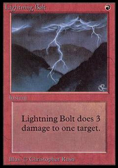 Lightning Bolt (Beta) Medium Play