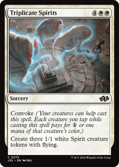 Triplicate Spirits (Foundations Jumpstart) Near Mint