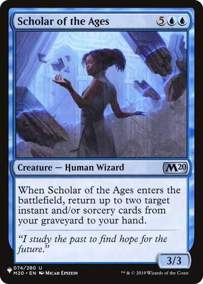 Scholar of the Ages (The List) Light Play