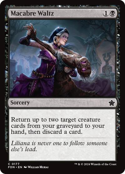 Macabre Waltz (Foundations) Light Play Foil