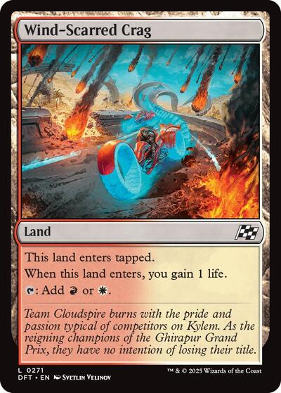 Wind-Scarred Crag (Aetherdrift) Near Mint