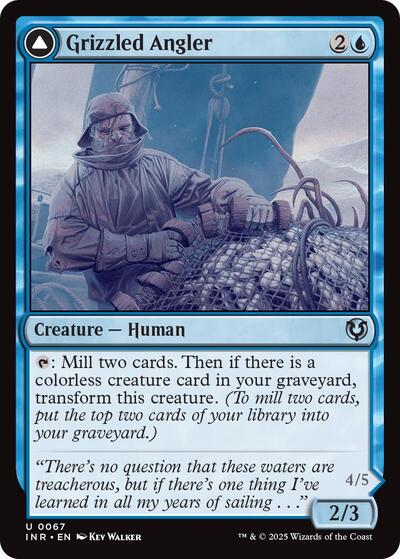 Grizzled Angler (Innistrad Remastered) Light Play