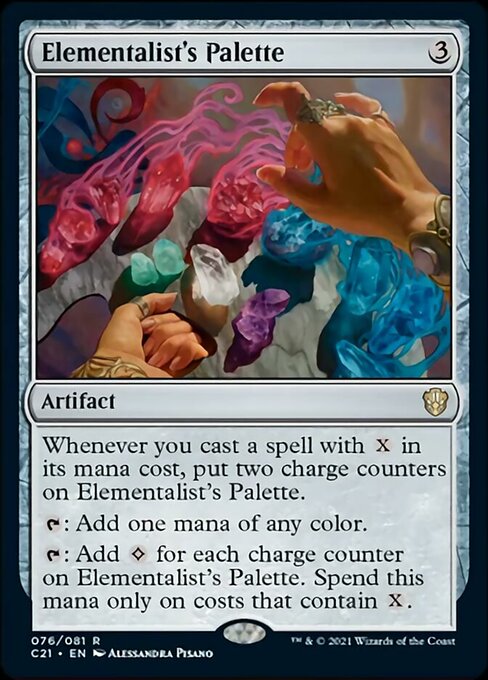 Elementalist's Palette (Commander 2021 Strixhaven) Medium Play