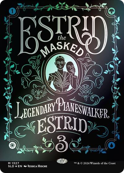 Estrid, the Masked (Secret Lair) Light Play Foil