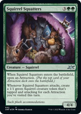 Squirrel Squatters (Galaxy Foil) (Unfinity) Near Mint Foil