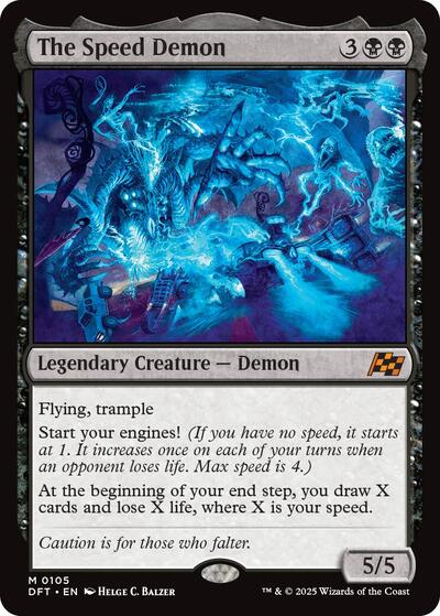 The Speed Demon (Aetherdrift) Light Play Foil