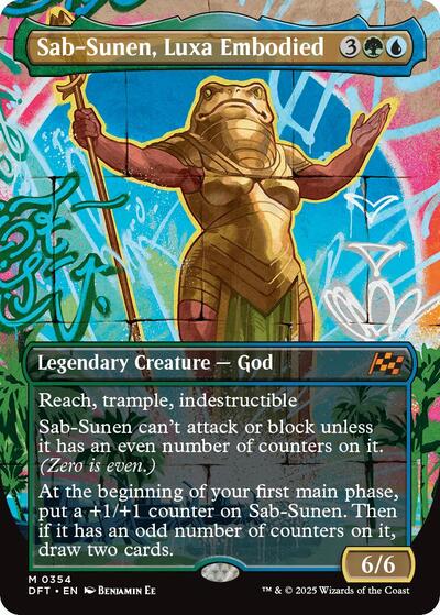 Sab-Sunen, Luxa Embodied (Borderless) (Aetherdrift) Damaged / Poor