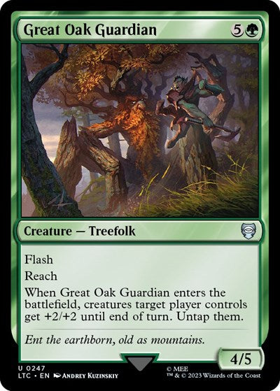 Great Oak Guardian (Commander: The Lord of the Rings: Tales of Middle-earth) Light Play